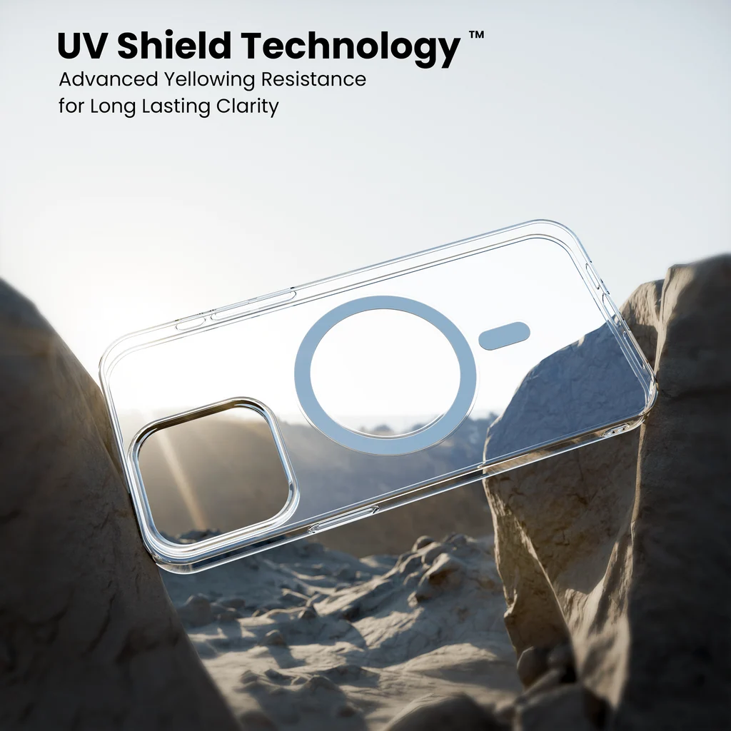 Anti-Yellow Magsafe Clear Case for iPhone 15 Pro Max
