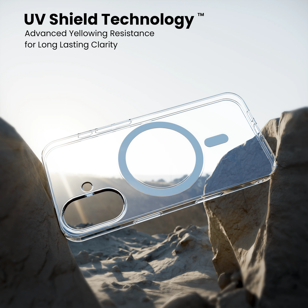Anti-Yellow Magsafe Clear Case for iPhone 16