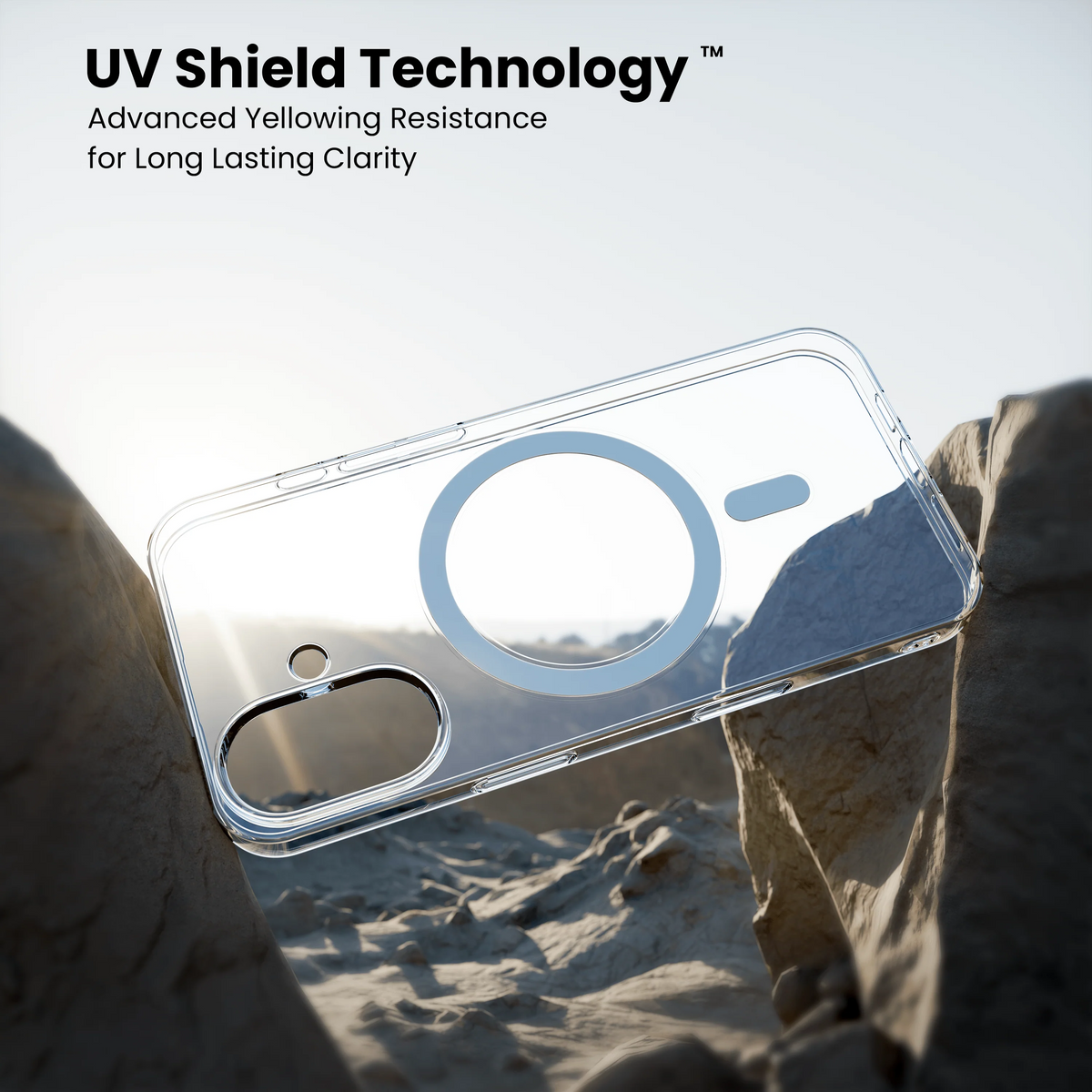 Anti-Yellow Magsafe Clear Case for iPhone 16