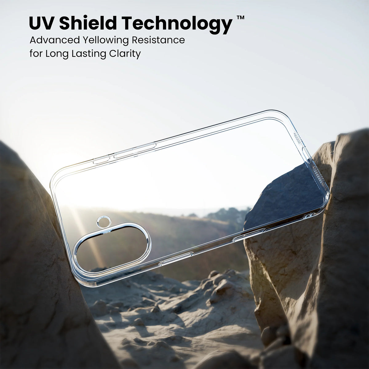 Anti Yellow Clear Case for iPhone 17