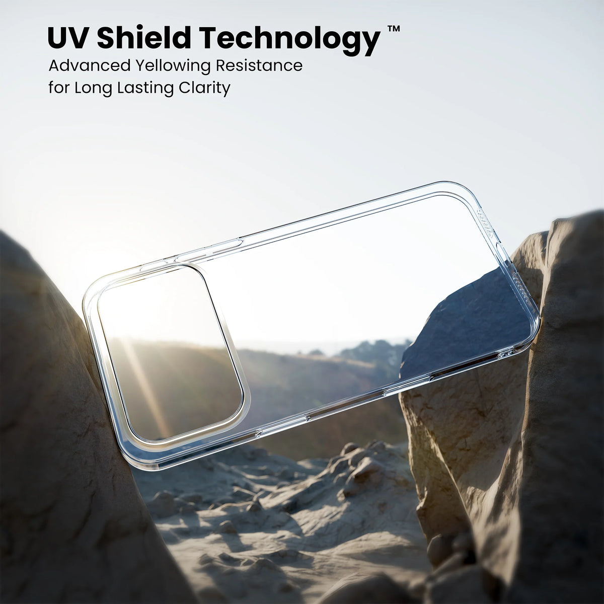 Anti Yellow Clear Case for iPhone 17 Pro