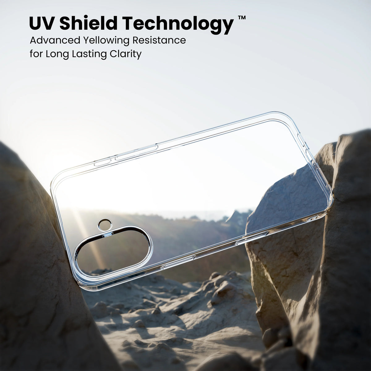 Anti Yellow Clear Case for iPhone 16