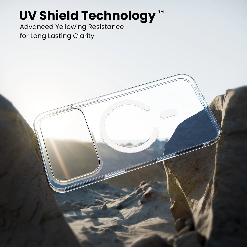 Anti-Yellow Magsafe Clear Case for iPhone 17 Pro Max
