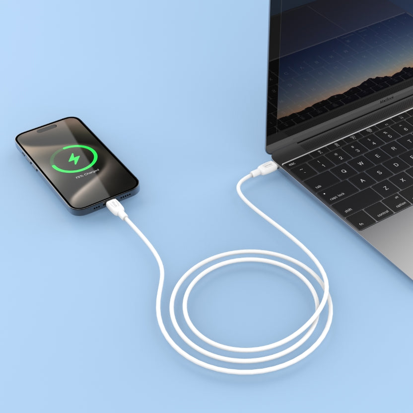 Silicone Fast Charging Type-C to Type-C Cable 1 Meter 3A