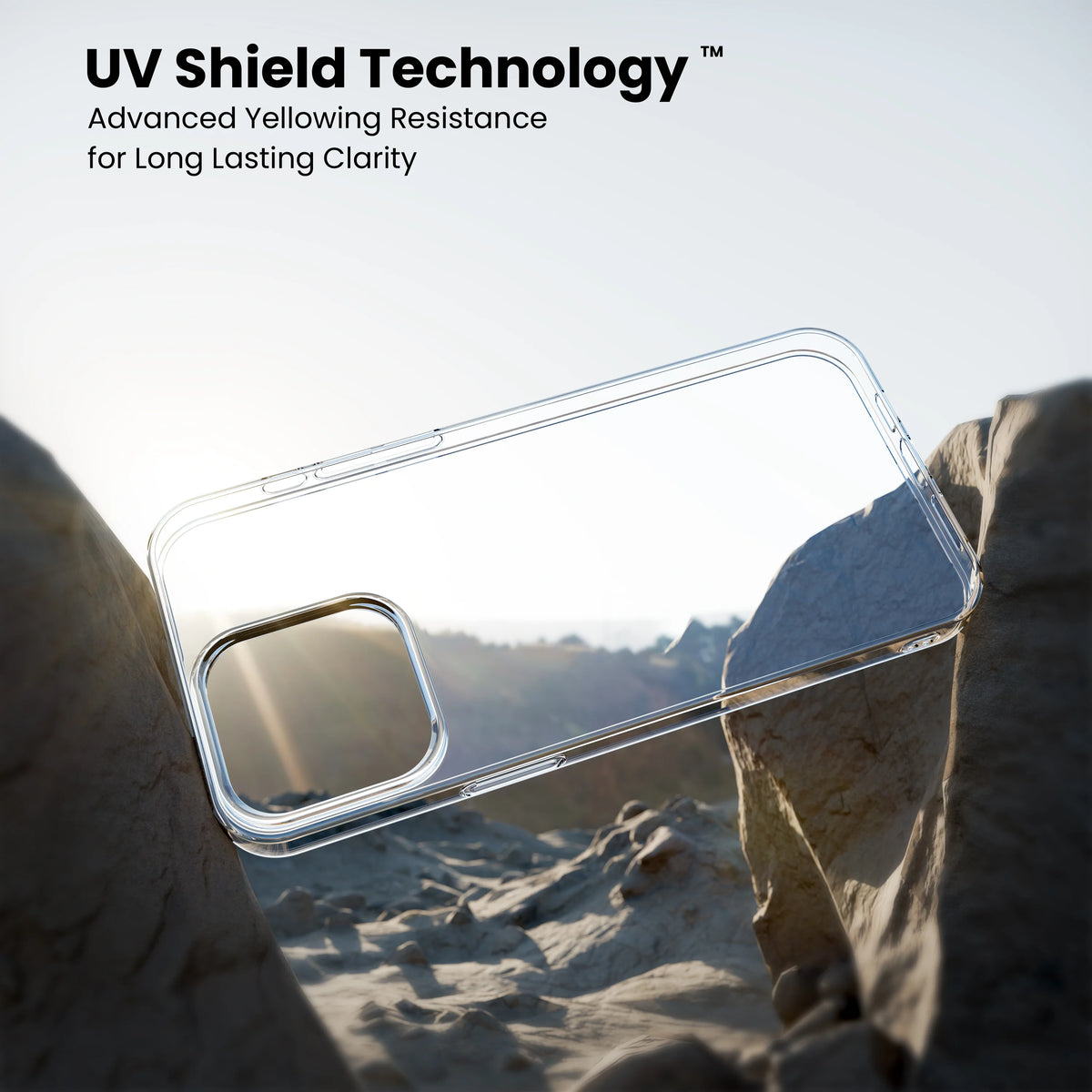 Anti Yellow Clear Case for iPhone 15 Pro