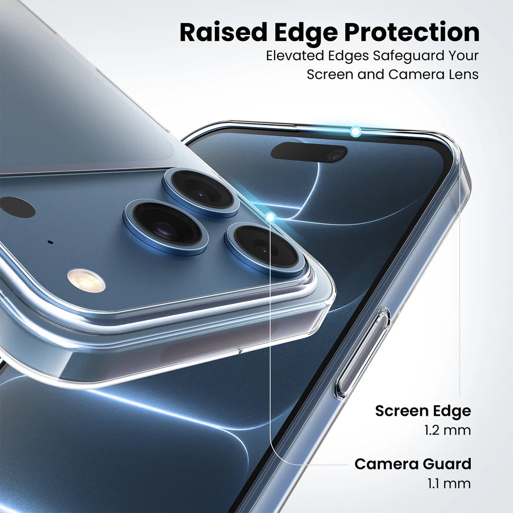 Anti Yellow Clear Case for iPhone 18 Pro
