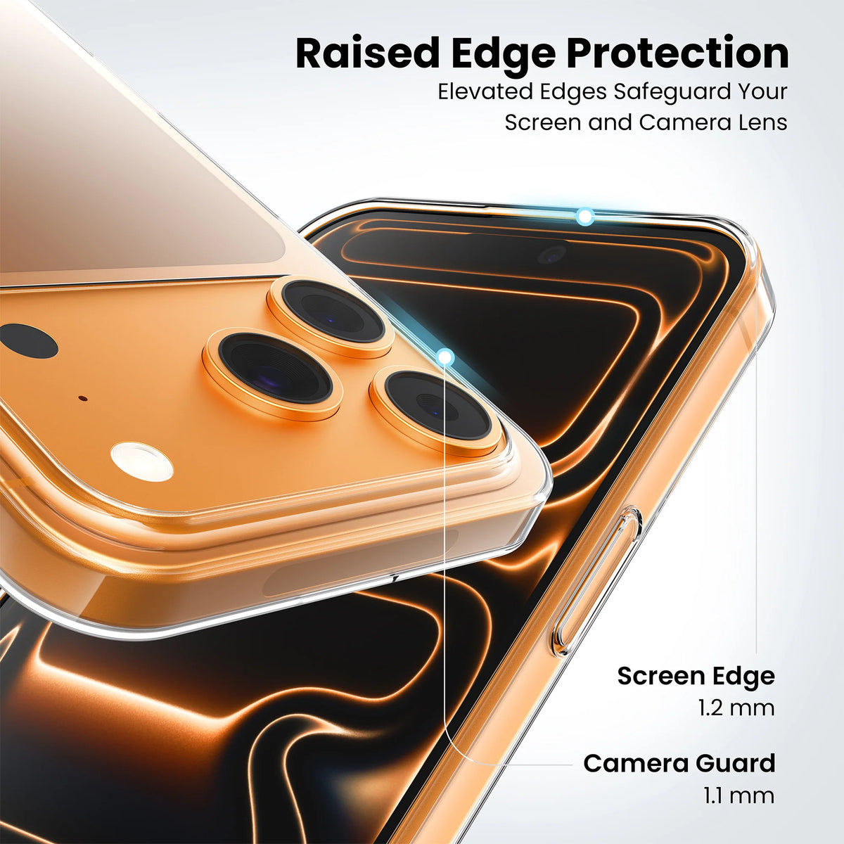 Anti Yellow Clear Case for iPhone 17 Pro