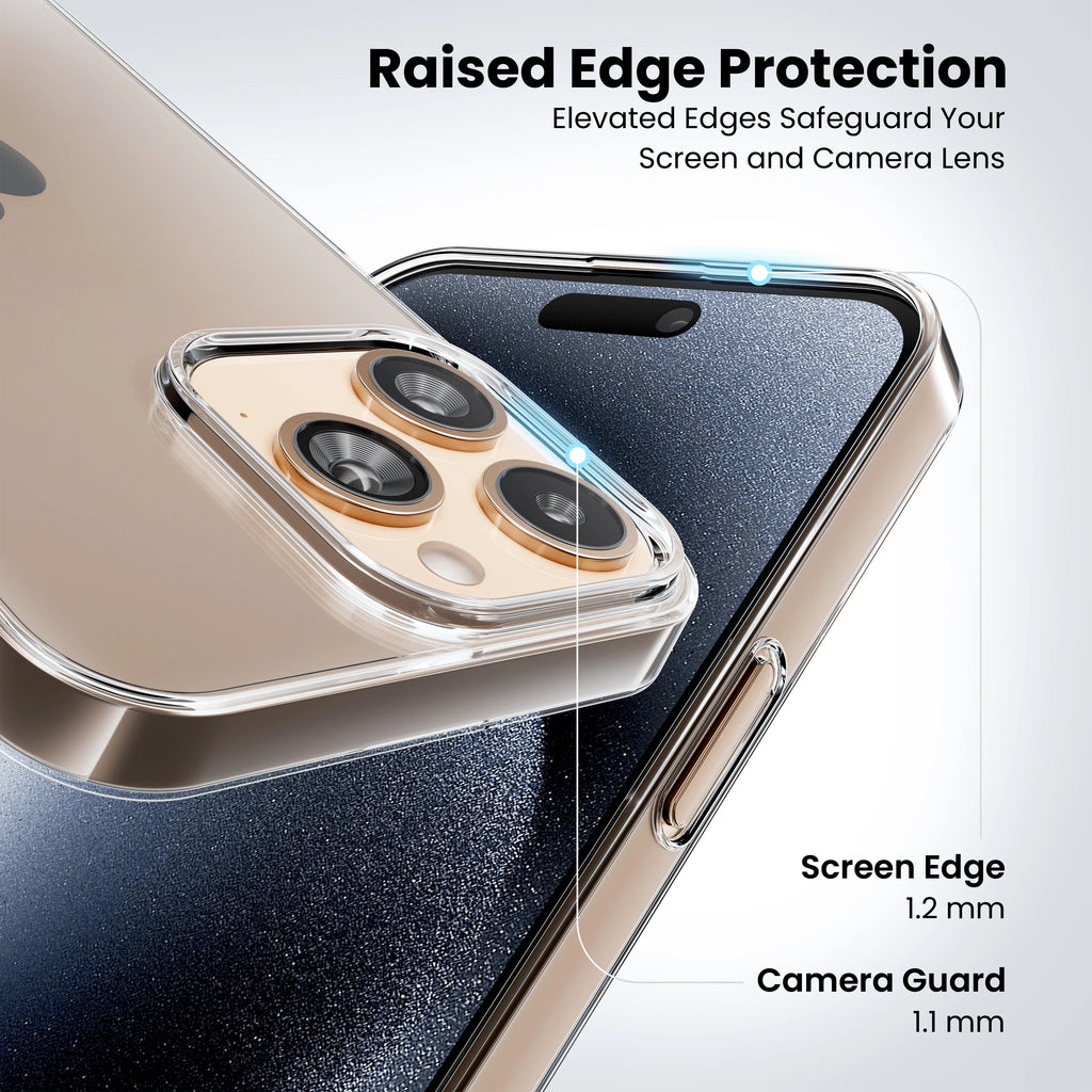 Anti Yellow Clear Case for iPhone 16 Pro