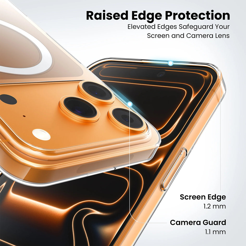 Anti-Yellow Magsafe Clear Case for iPhone 17 Pro Max