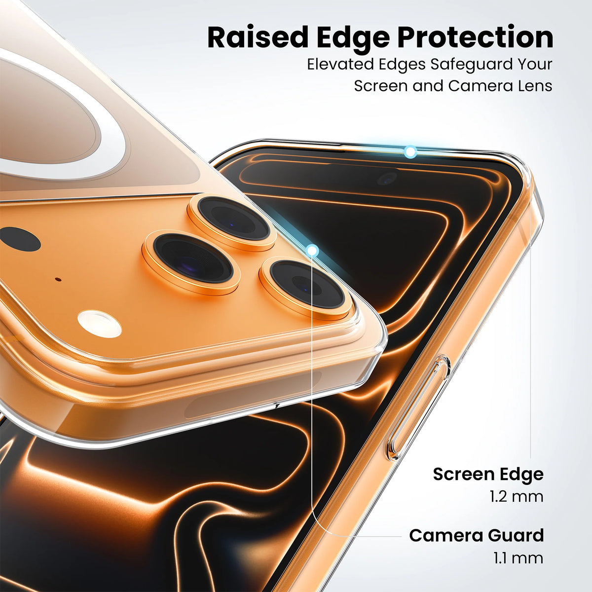 Anti-Yellow Magsafe Clear Case for iPhone 17 Pro Max