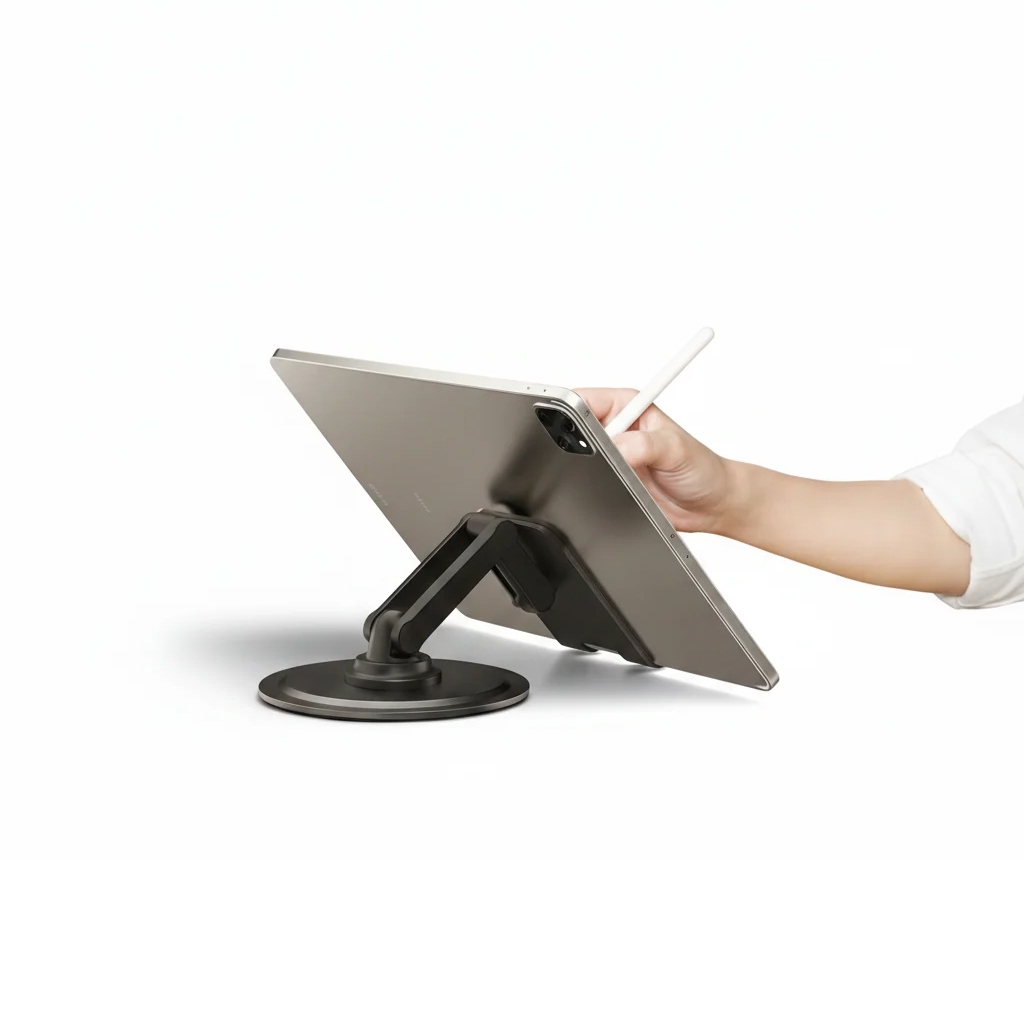 Premium Foldable 360° Rotatable, Height & Angle Adjustable, Anti skid Phone & Tablet Stand ISMS-005