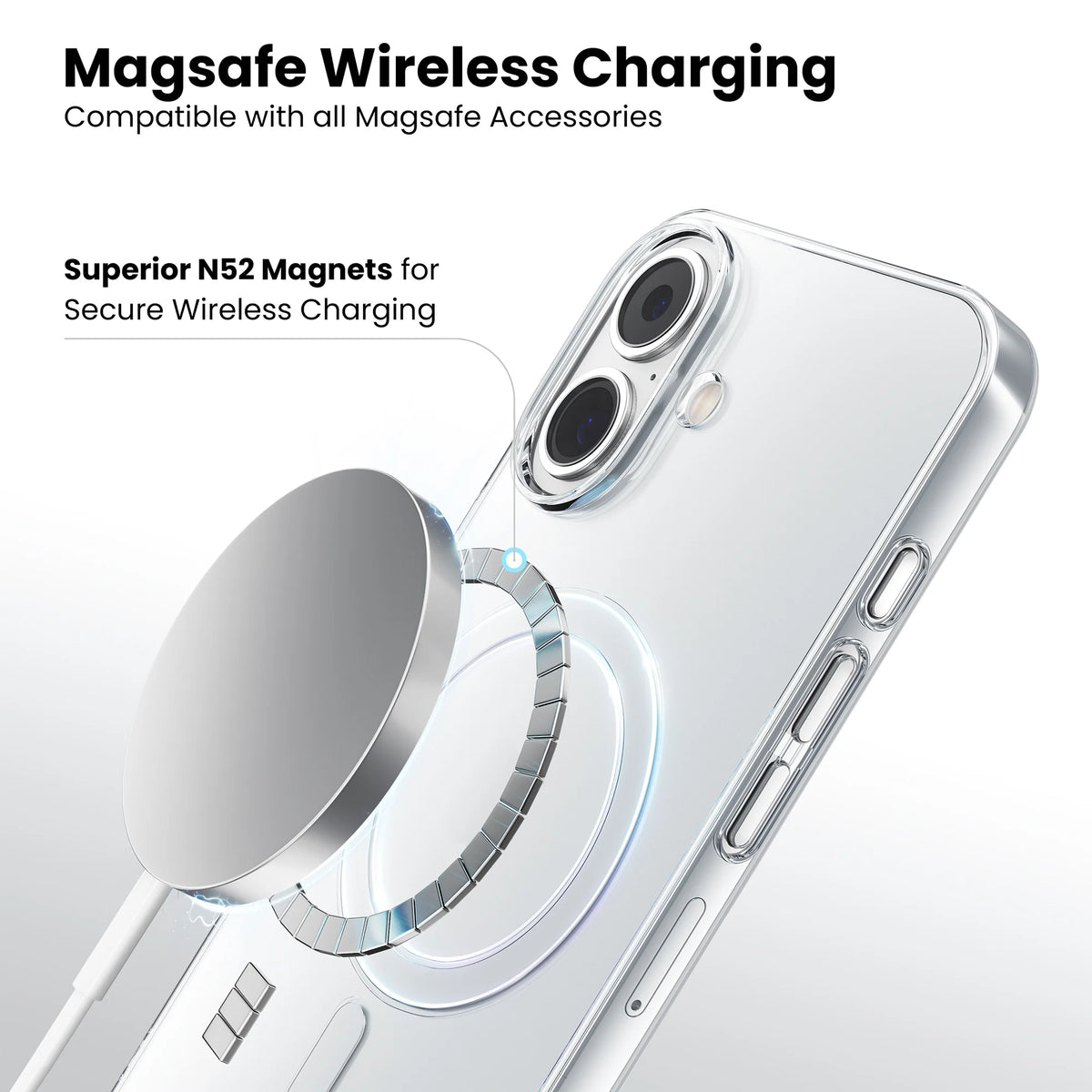 Anti-Yellow Magsafe Clear Case for iPhone 17