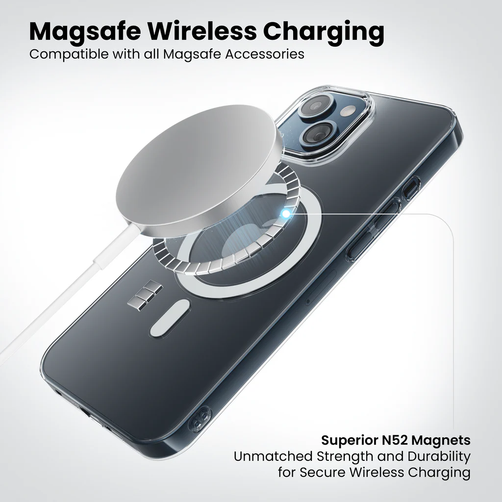 Anti-Yellow Magsafe Clear Case for iPhone 12