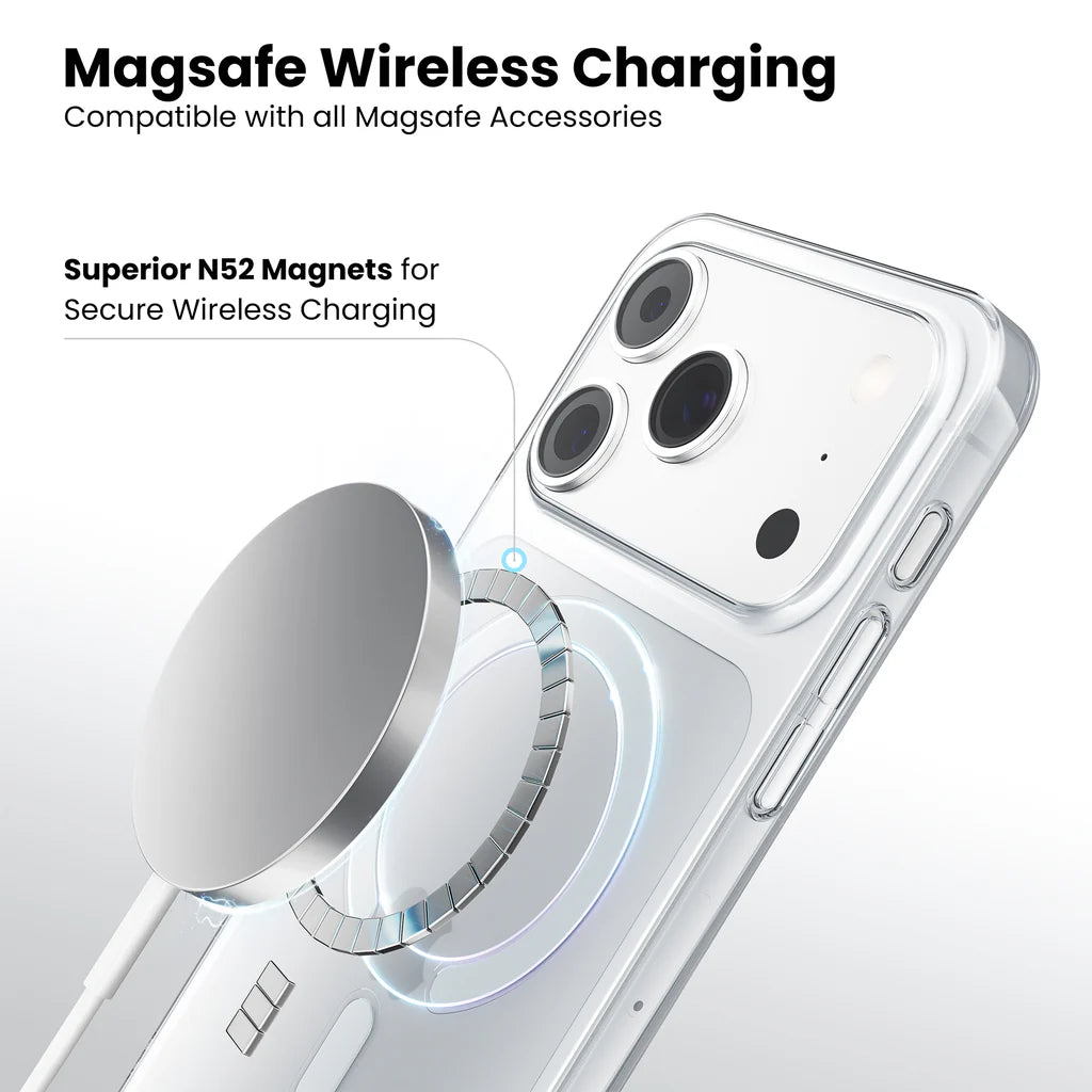 Anti-Yellow Magsafe Clear Case for iPhone 17 Pro Max