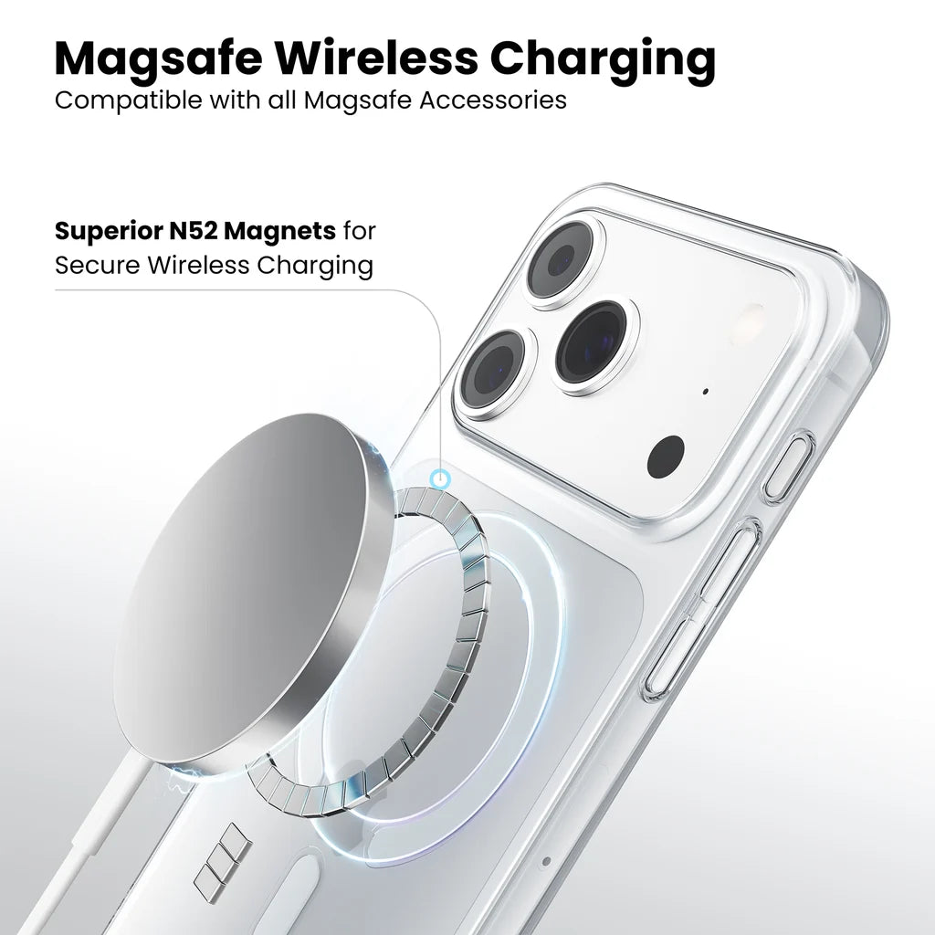 Anti-Yellow Magsafe Clear Case for iPhone 17 Pro