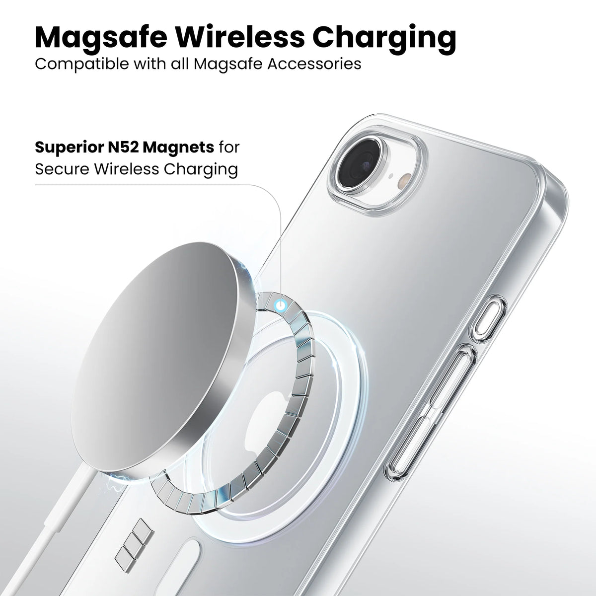 Anti-Yellow Magsafe Clear Case for iPhone 17e
