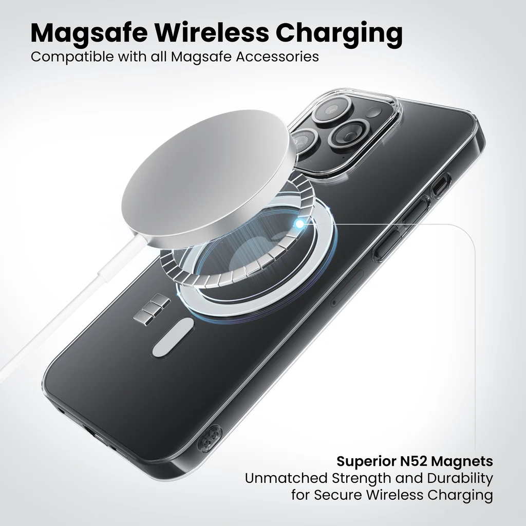 Anti-Yellow Magsafe Clear Case for iPhone 14 Pro