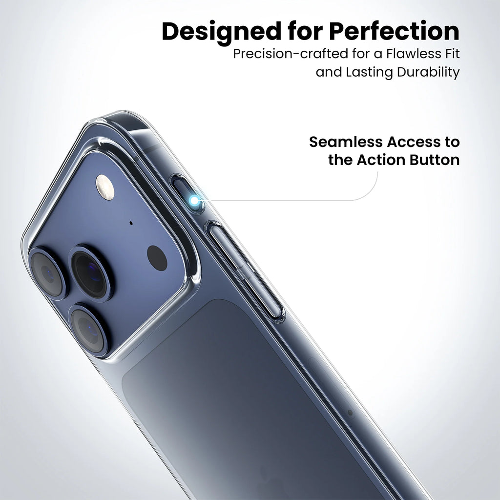 Anti Yellow Clear Case for iPhone 17 Pro