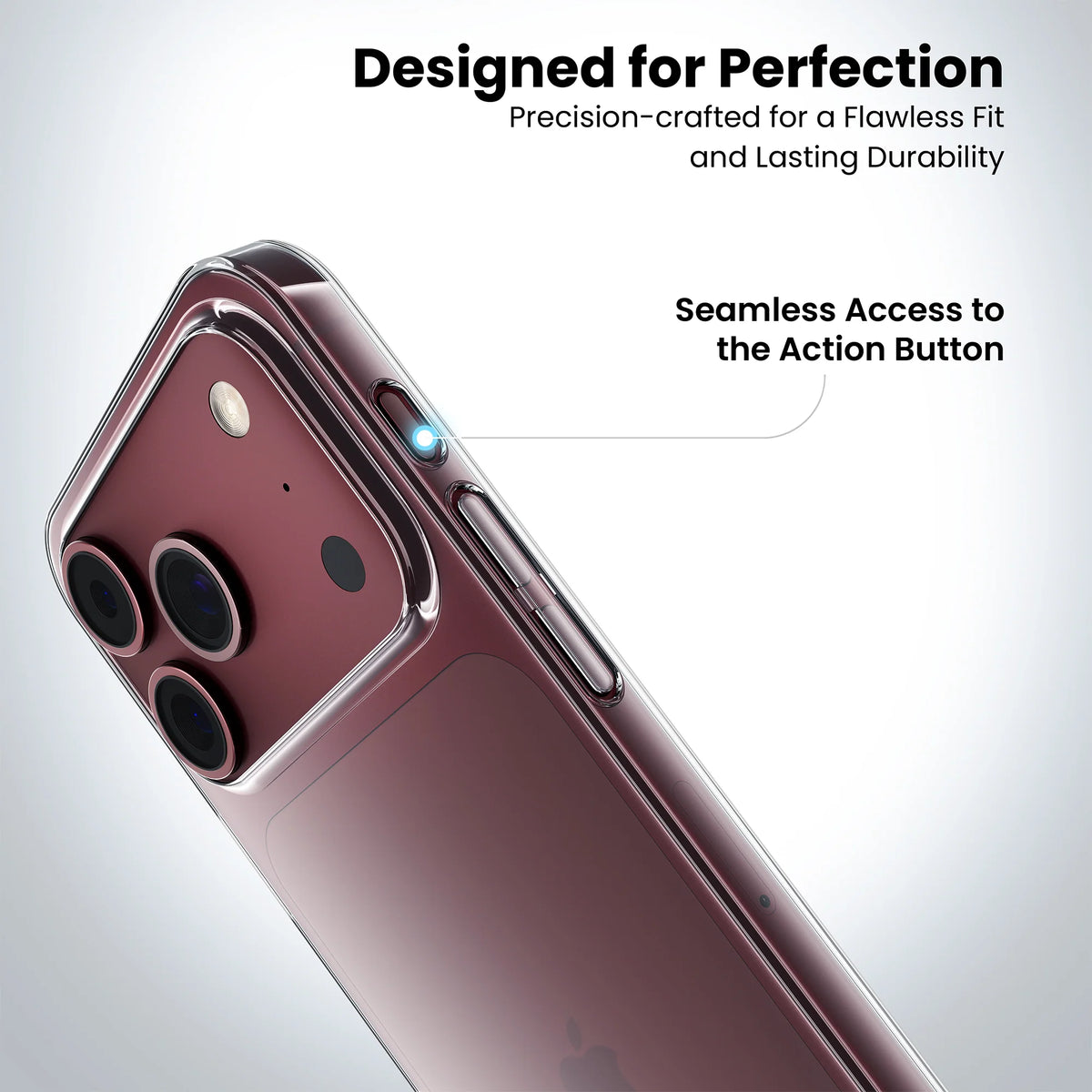 Anti Yellow Clear Case for iPhone 18 Pro