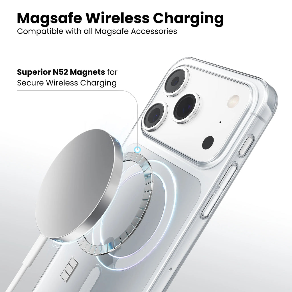 Anti-Yellow Magsafe Clear Case for iPhone 18 Pro Max