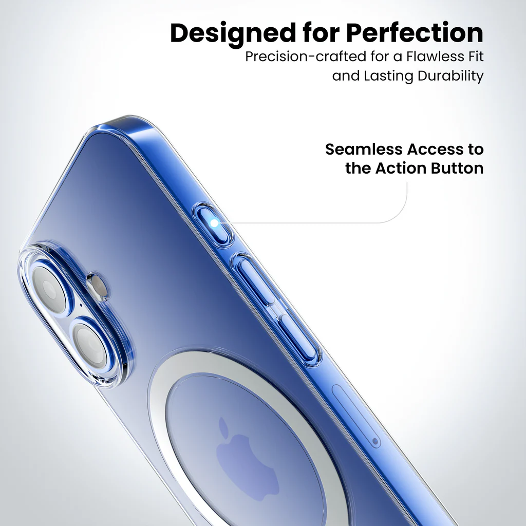 Anti-Yellow Magsafe Clear Case for iPhone 16