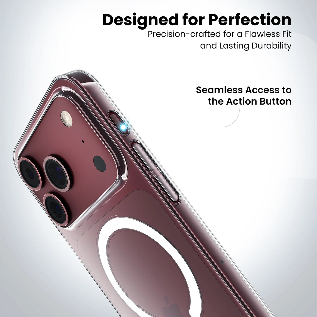 Anti-Yellow Magsafe Clear Case for iPhone 18 Pro Max