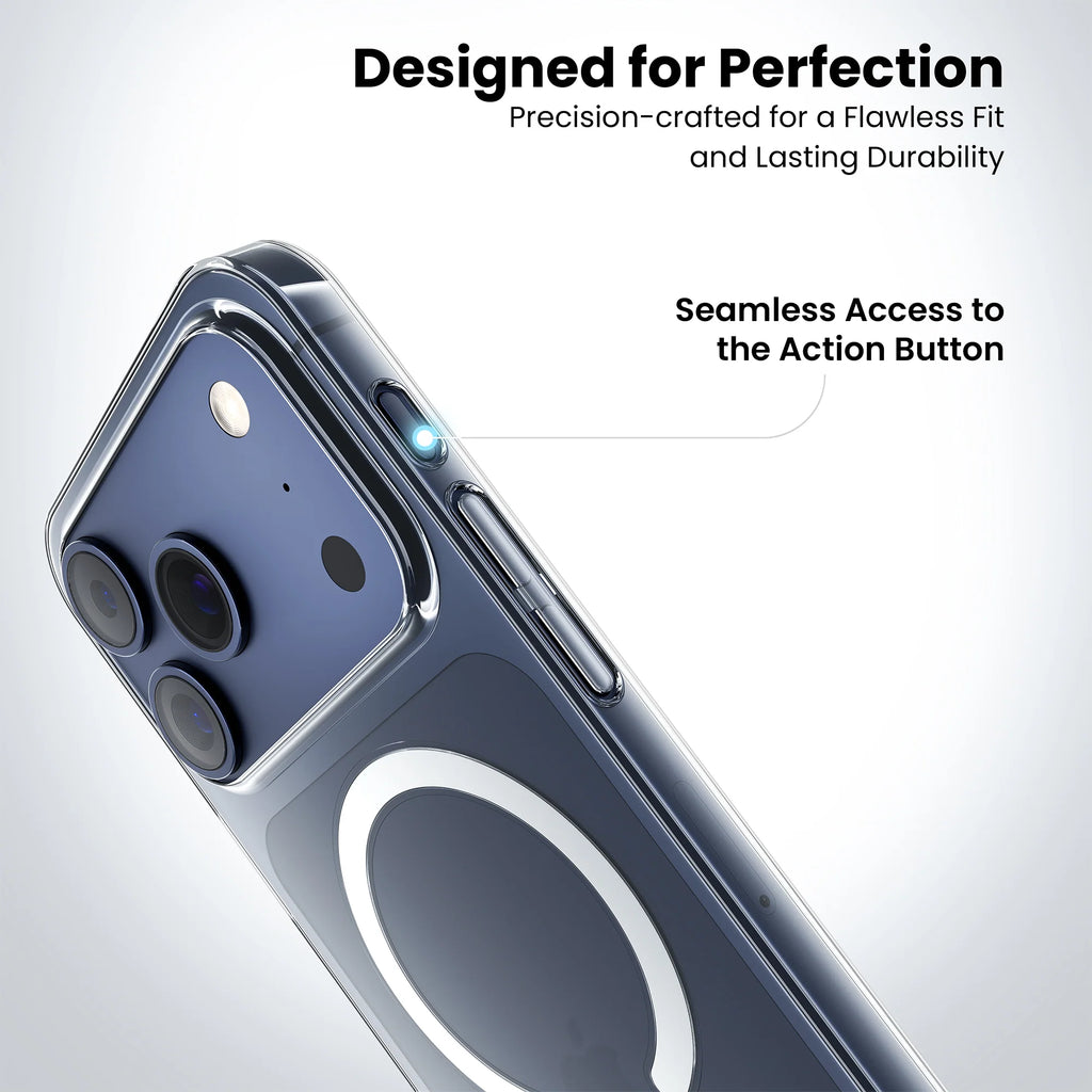 Anti-Yellow Magsafe Clear Case for iPhone 17 Pro