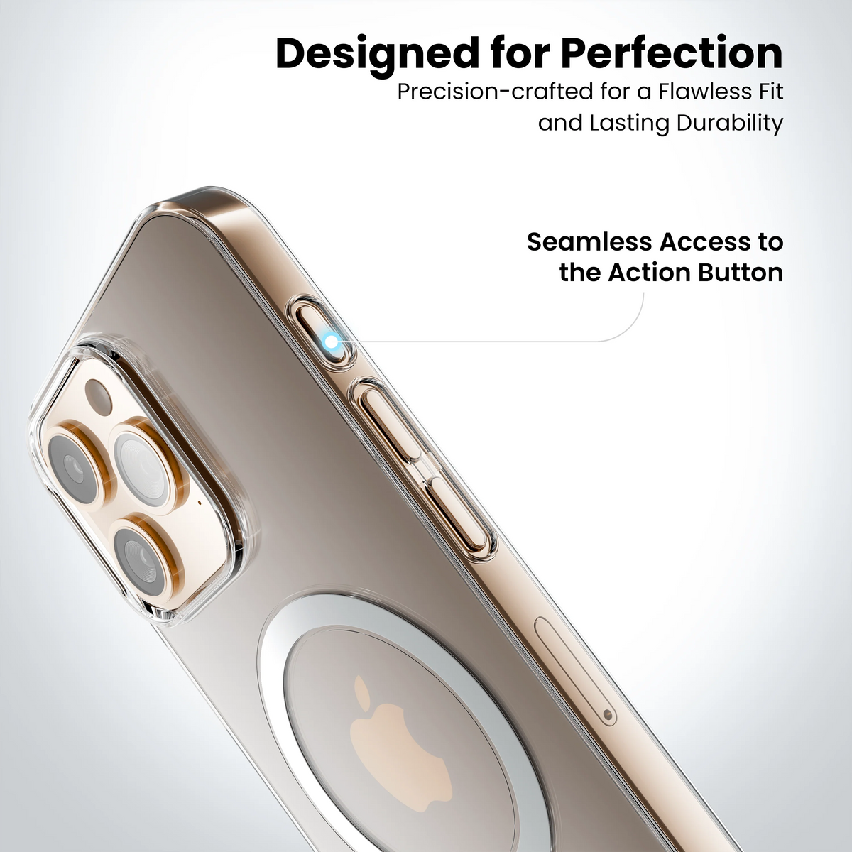 Anti-Yellow Magsafe Clear Case for iPhone 16 Pro Max