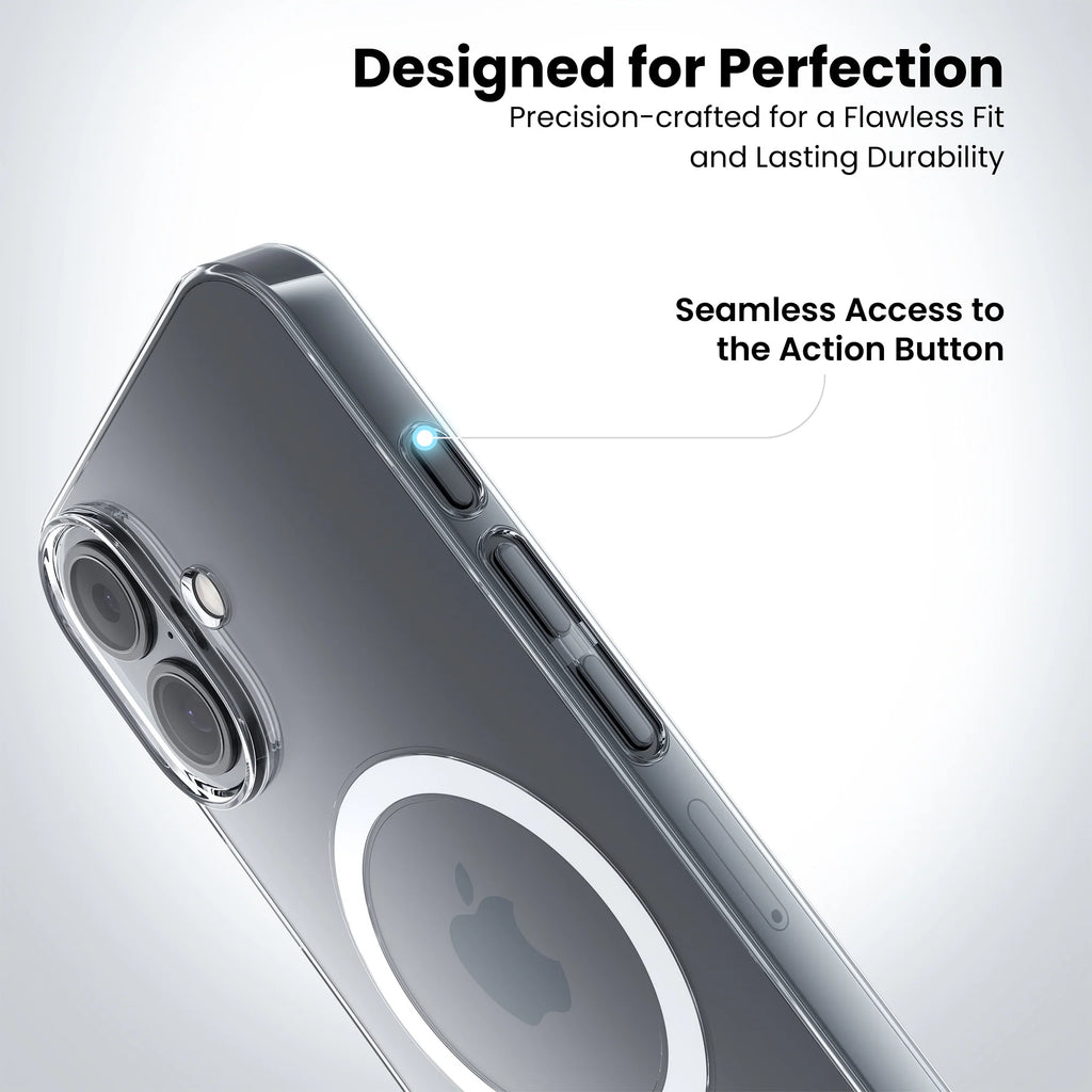 Anti-Yellow Magsafe Clear Case for iPhone 17