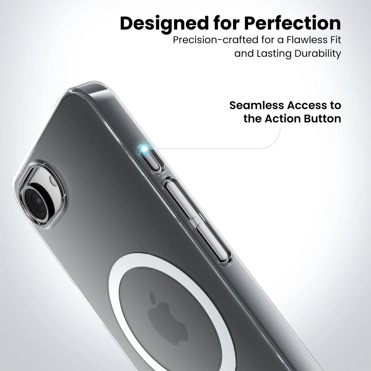 Anti-Yellow Magsafe Clear Case for iPhone 17e