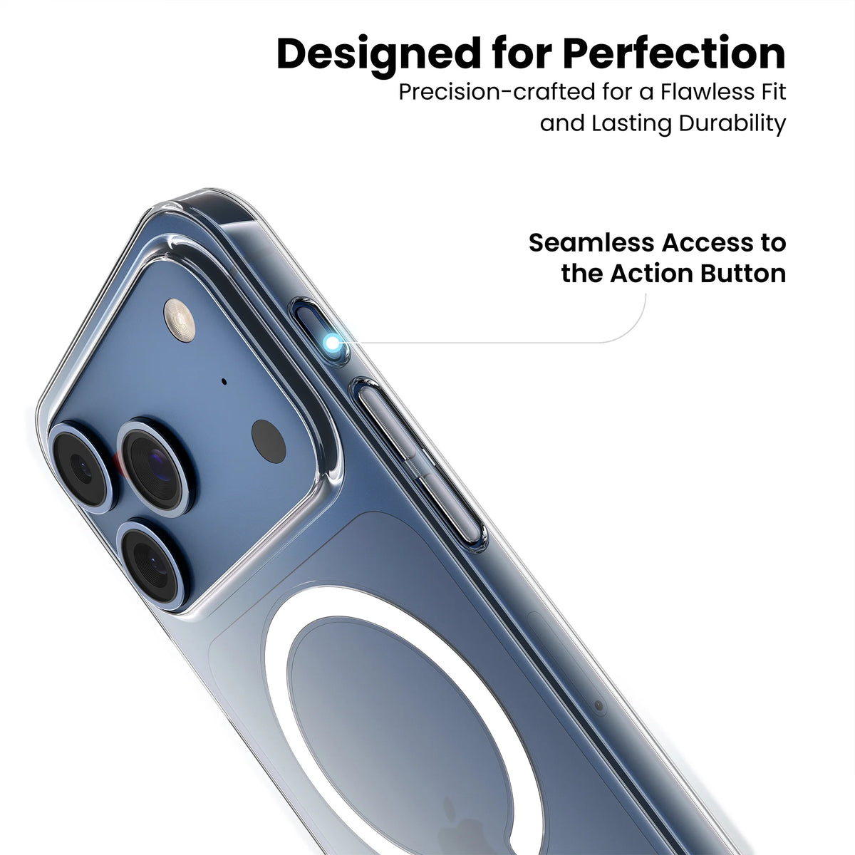 Anti-Yellow Magsafe Clear Case for iPhone 18 Pro