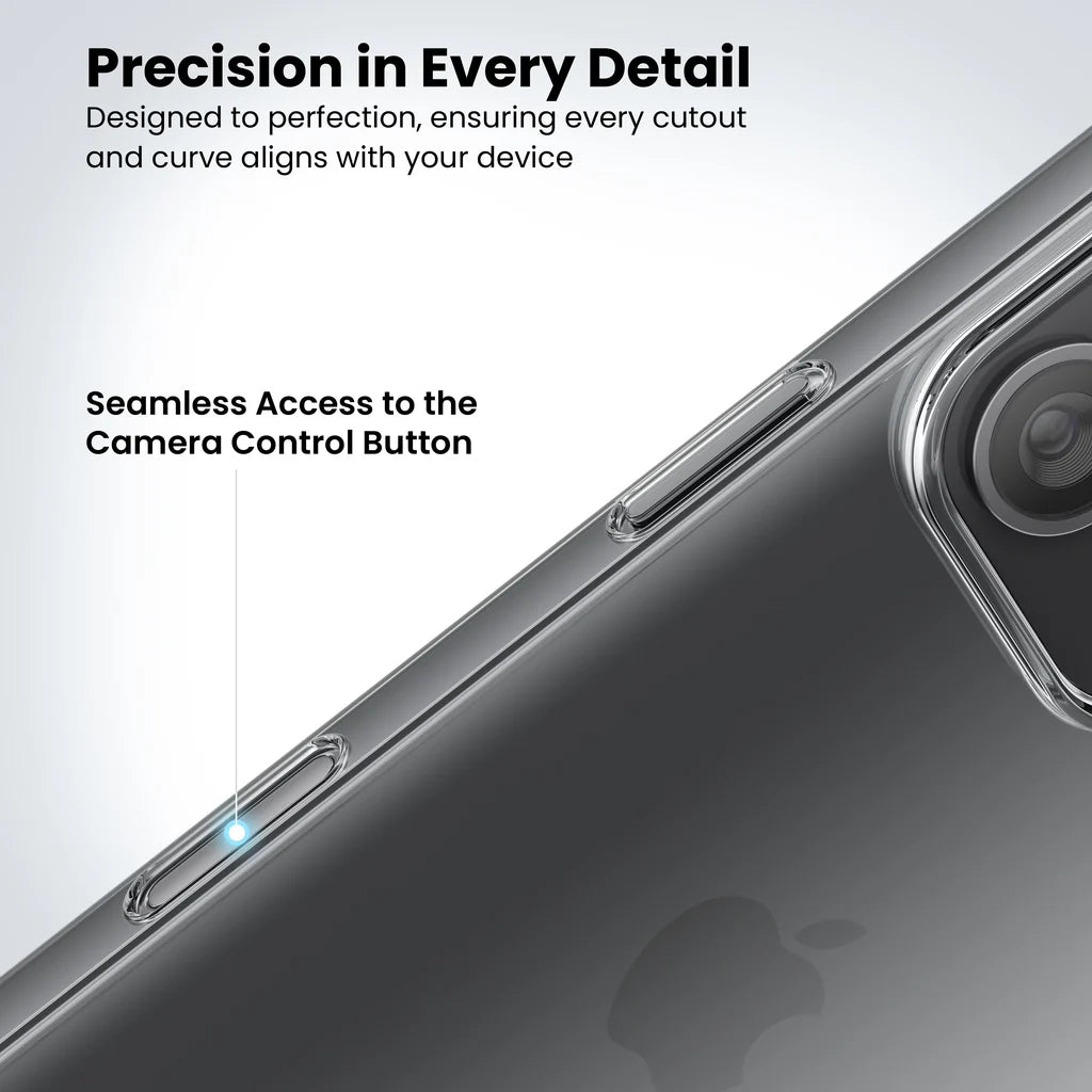 Anti Yellow Clear Case for iPhone 16 Pro