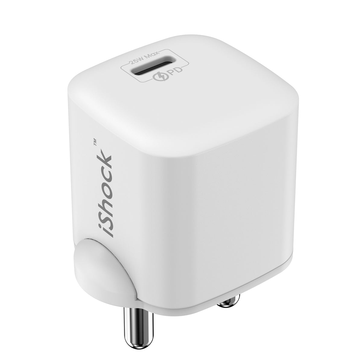 25W Type C Quick Charger GaN mini PD - White