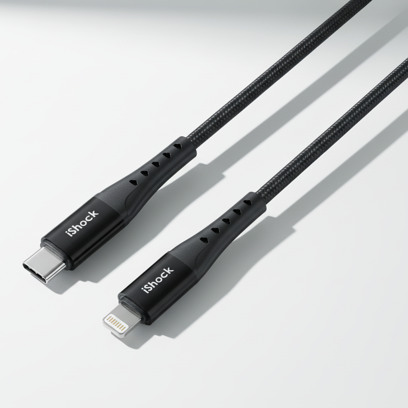 Fast Charging Type-C to Lighting Cable 5V/3A Max 30W