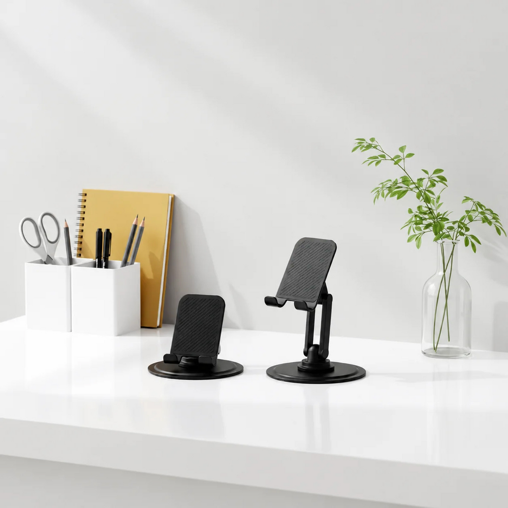 Premium Foldable 360° Rotatable, Height & Angle Adjustable, Anti skid Phone & Tablet Stand ISMS-005