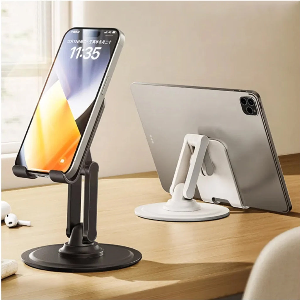 Premium Foldable 360° Rotatable, Height & Angle Adjustable, Anti skid Phone & Tablet Stand ISMS-005