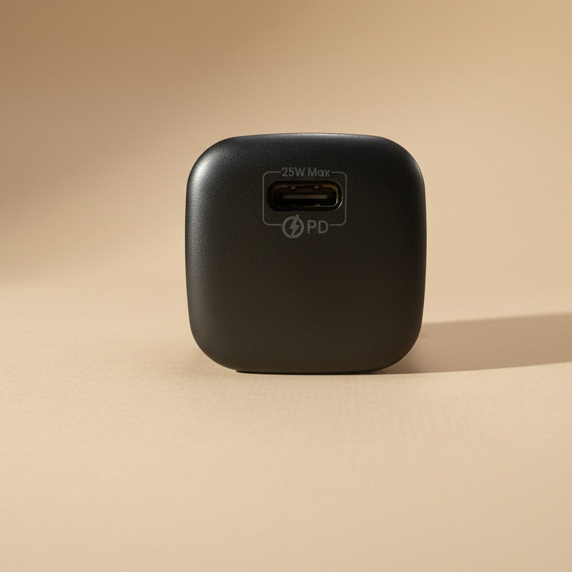25W mini PD Quick Charger - Black