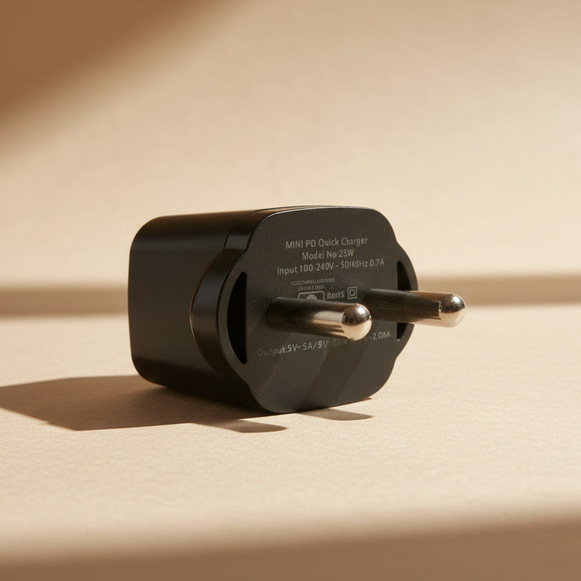 25W mini PD Quick Charger - Black