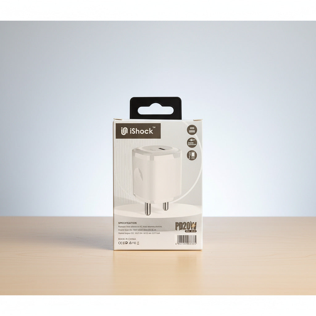 20W PD Dual Port Fast Charger - White