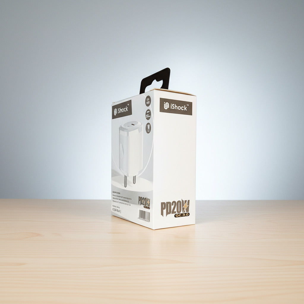 20W PD Dual Port Fast Charger - White