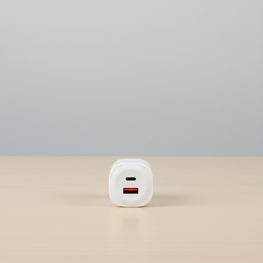 20W PD Dual Port Fast Charger - White