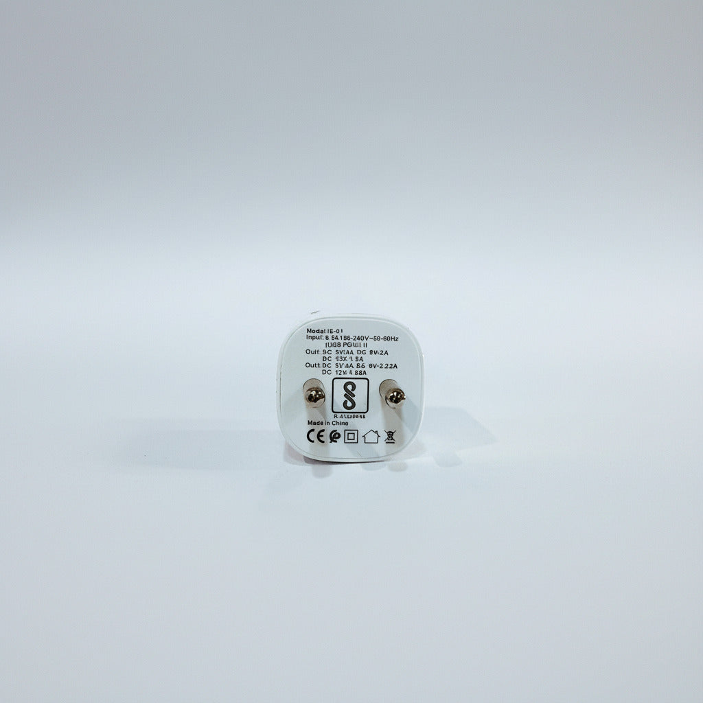 20W PD Dual Port Fast Charger - White