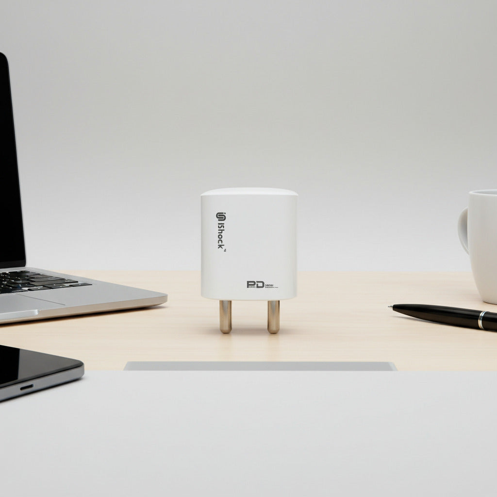 20W PD Dual Port Fast Charger - White