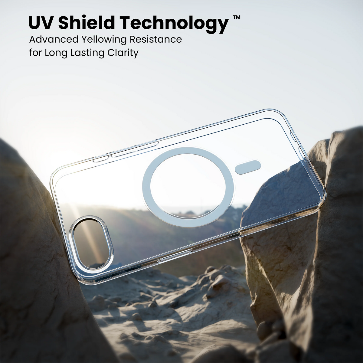 Anti-Yellow Magsafe Clear Case for iPhone 16e