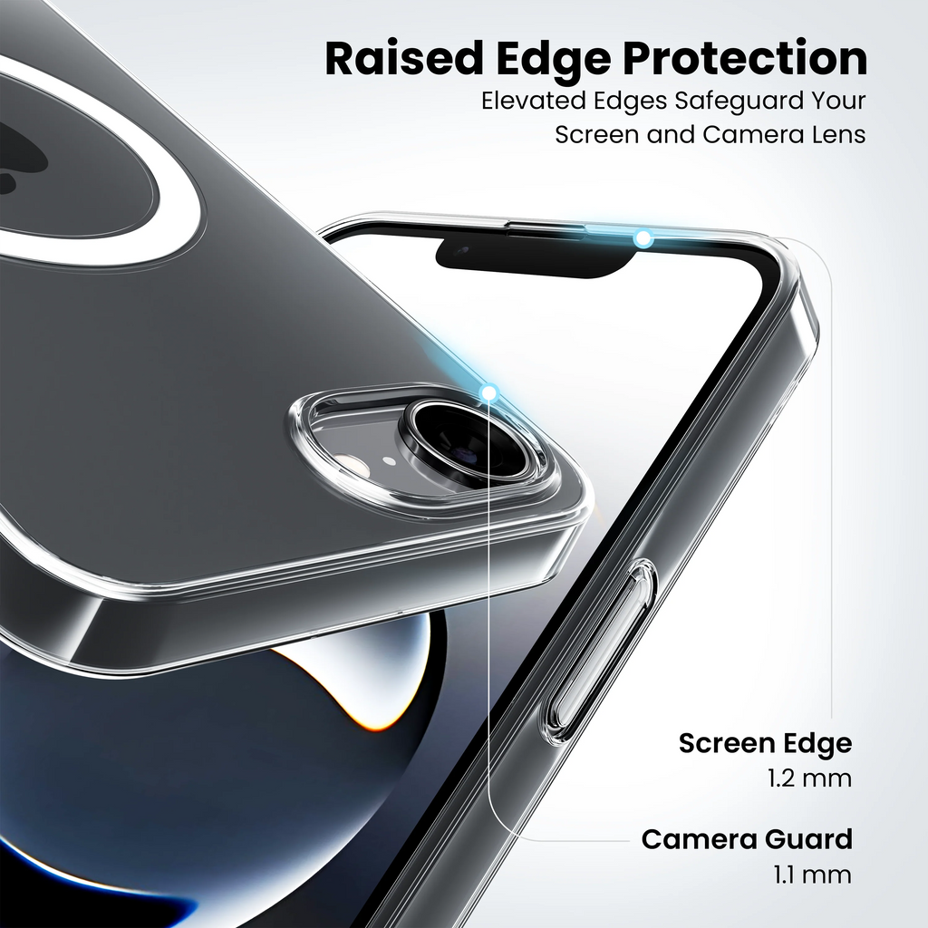 Anti-Yellow Magsafe Clear Case for iPhone 16e