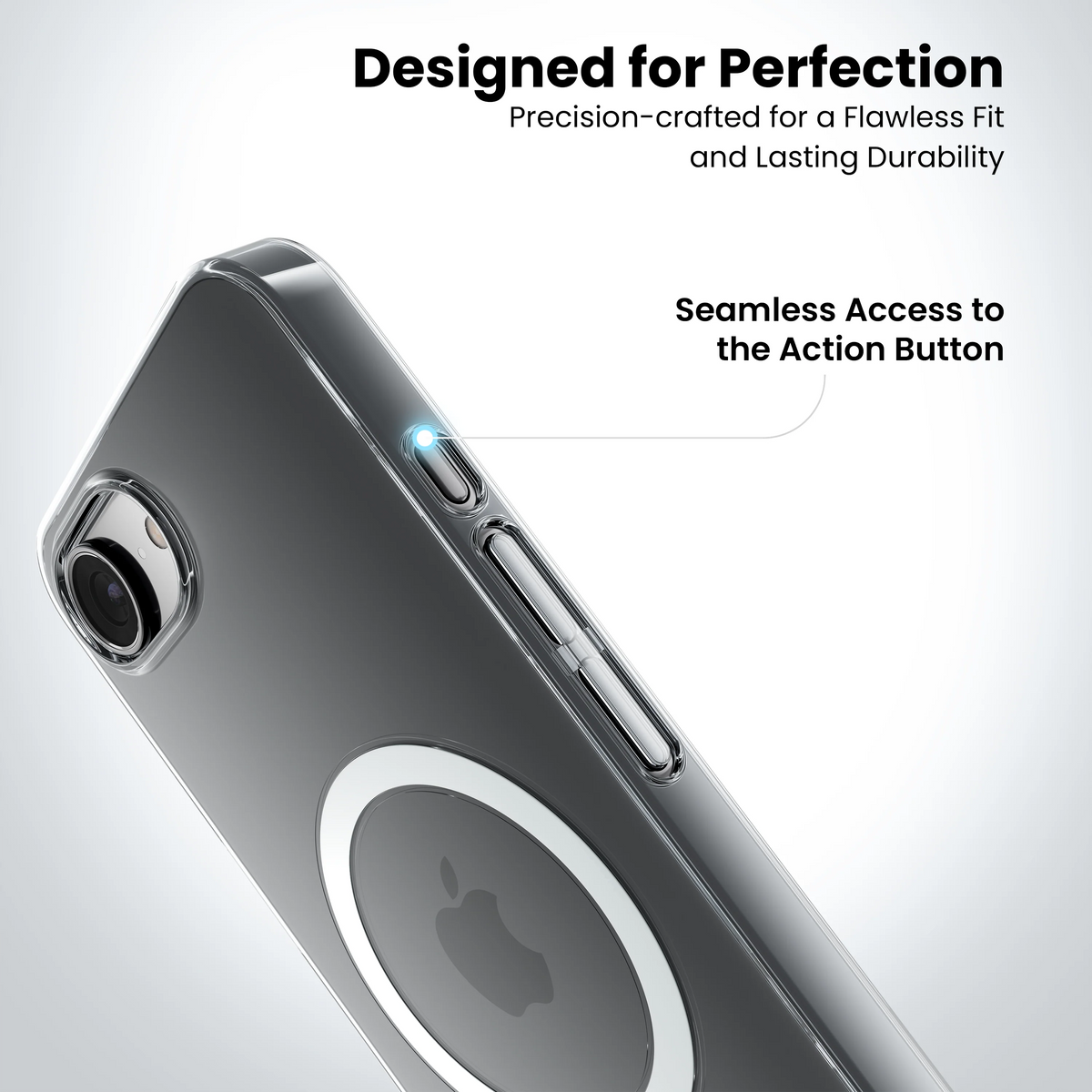 Anti-Yellow Magsafe Clear Case for iPhone 16e