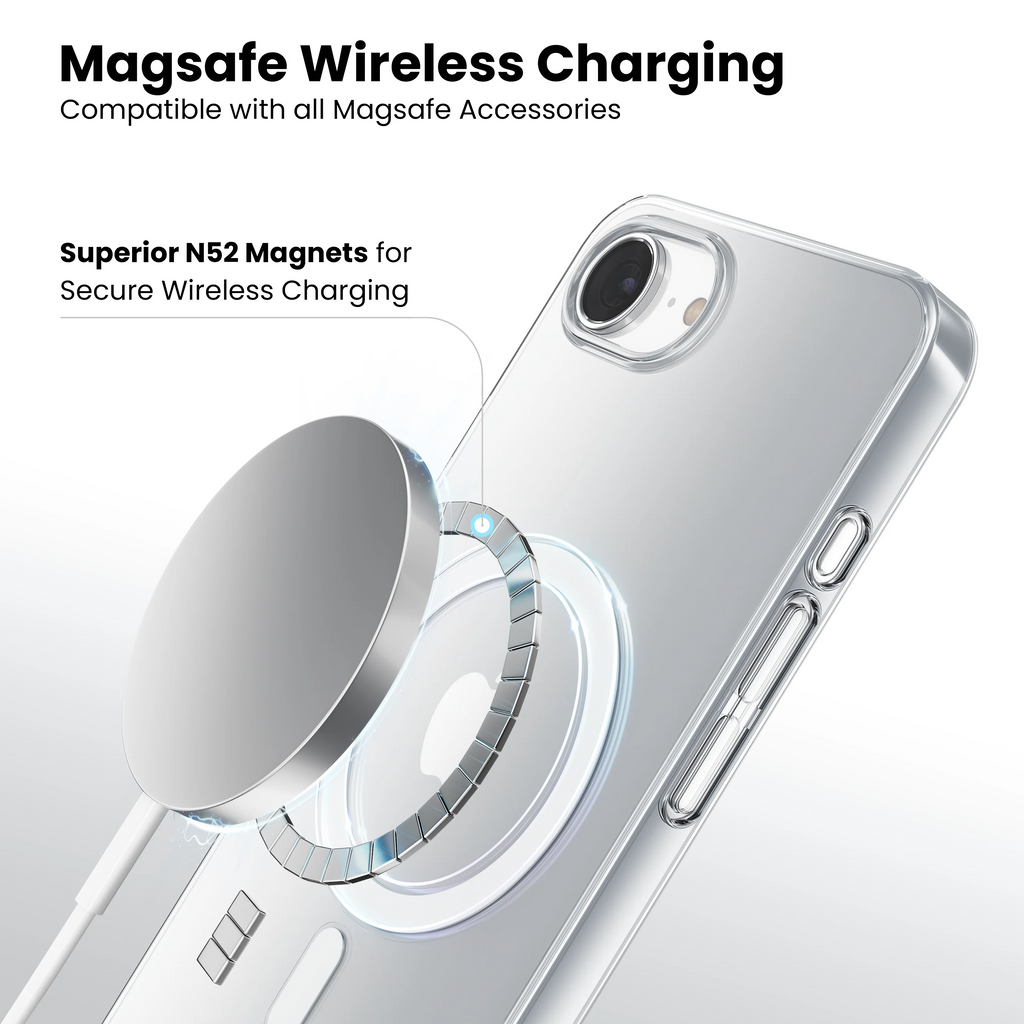 Anti-Yellow Magsafe Clear Case for iPhone 16e