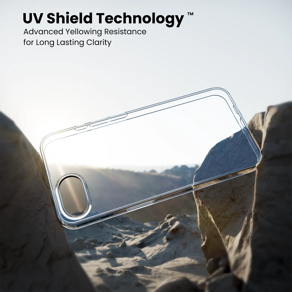 Anti Yellow Clear Case for iPhone 16e