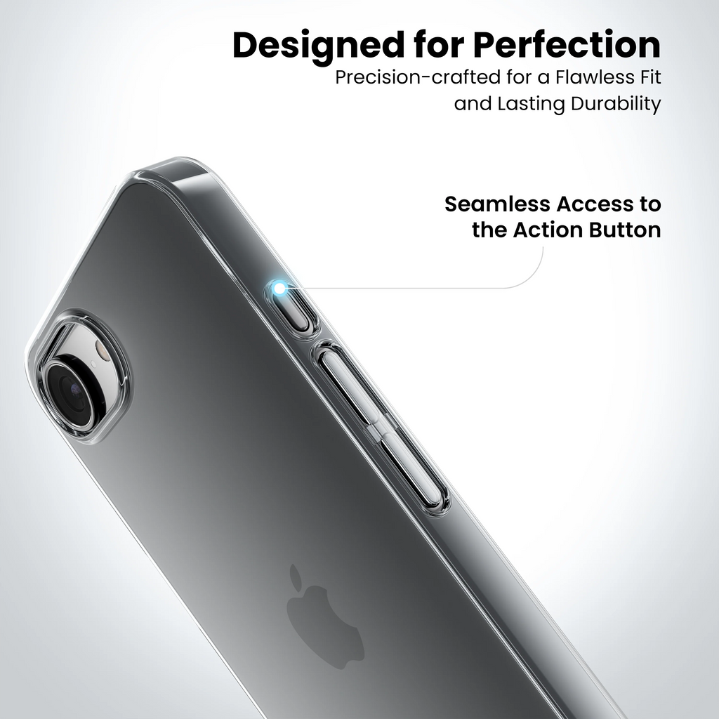 Anti Yellow Clear Case for iPhone 16e