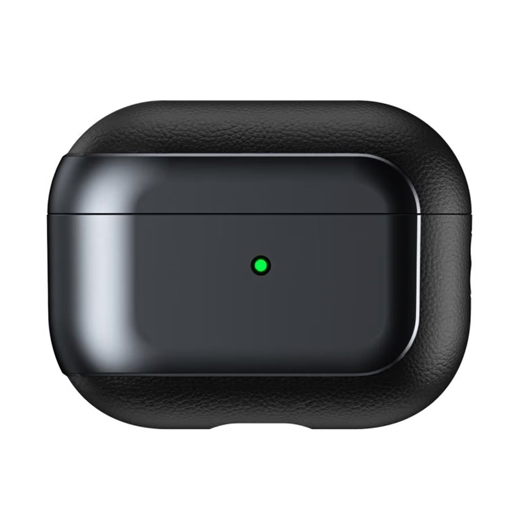 Litchi Texture Case with Lanyard Airpods 4 | 4 ANC Black